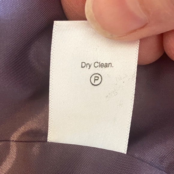 Coldwater Creek Purple Tweed Bouclé Chef Collar Blazer Jacket Size 16 Shaped Fit - Picture 5 of 13